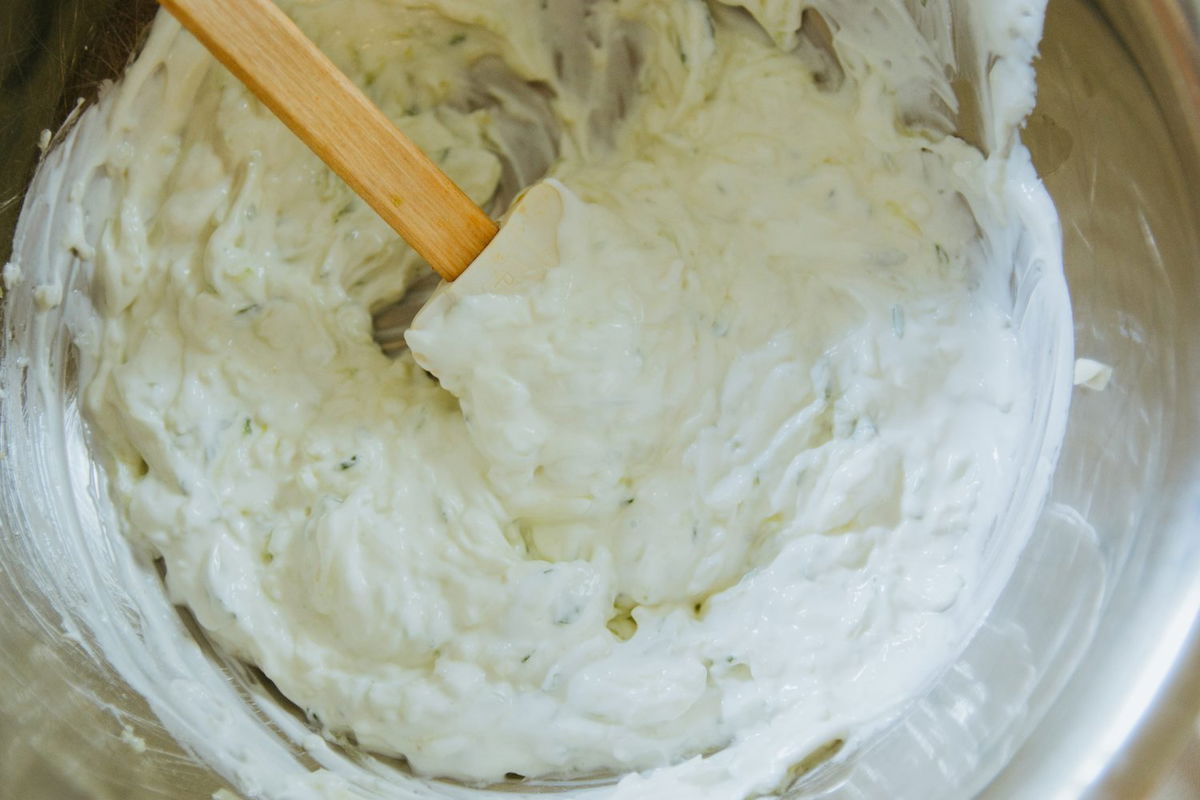 Ingredients for tzatziki sauce