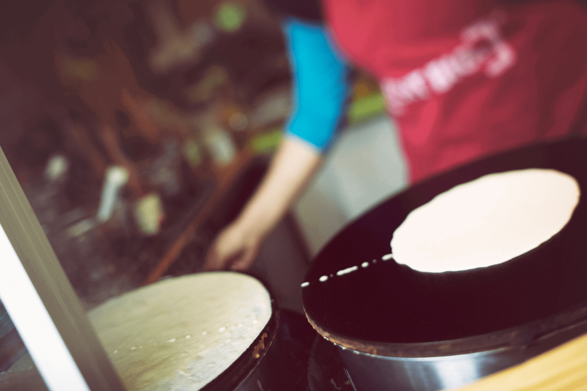 Crepe pans make great sandwiches. Mineral B Crepe pan featuring *not a  Cubano Sandwich : r/carbonsteel