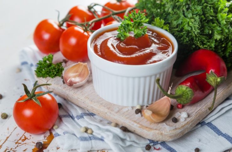 ketchup in a bowl