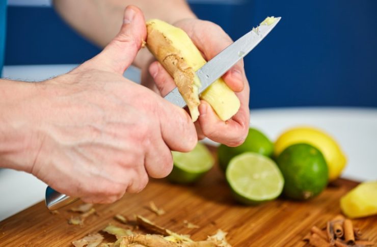 how to mince ginger