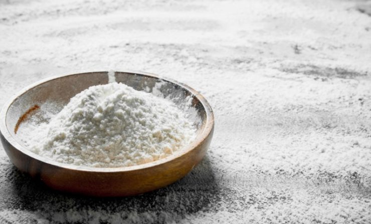 bowl of flour