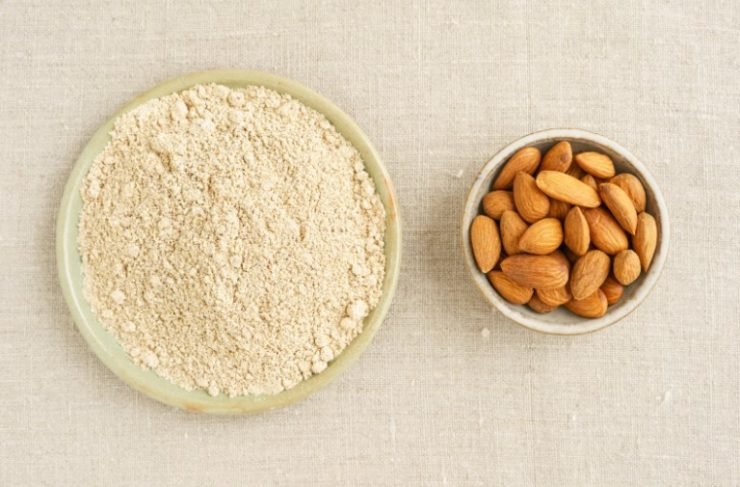 almond and flour