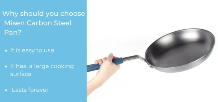 Misen Preseasoned Carbon Steel Pan by Misen — Kickstarter