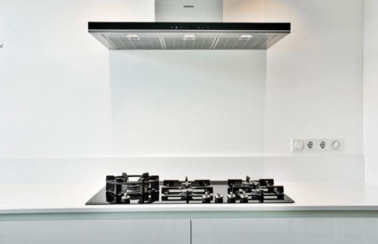 range stove with range hood