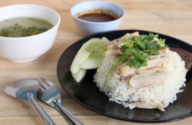 Hainanese chicken rice