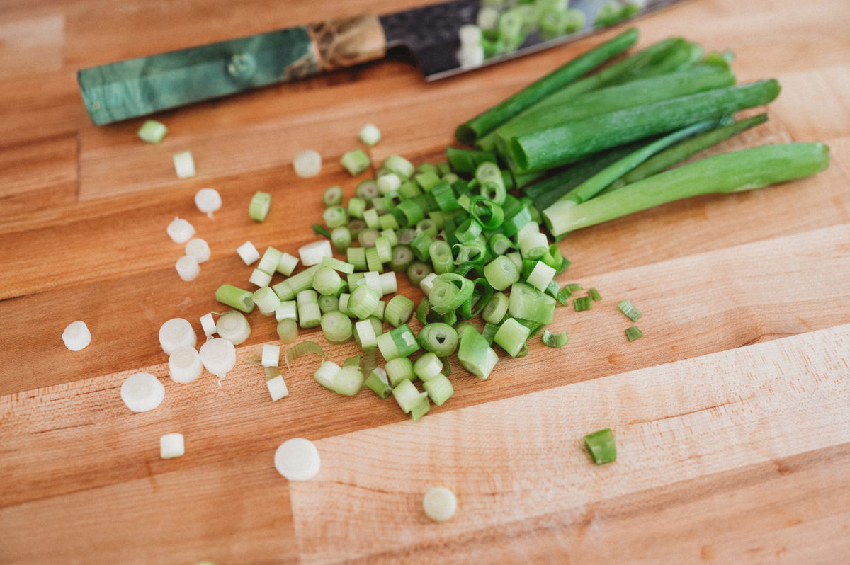 onion cut into rounds