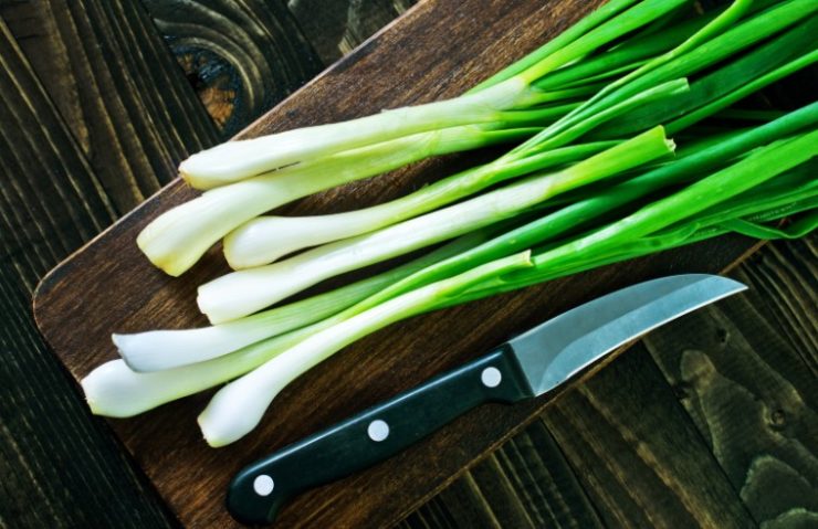 onion on cutting board