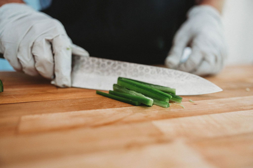 jalapenos cut into julienne