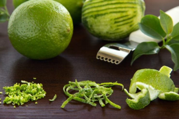Zest of lime.