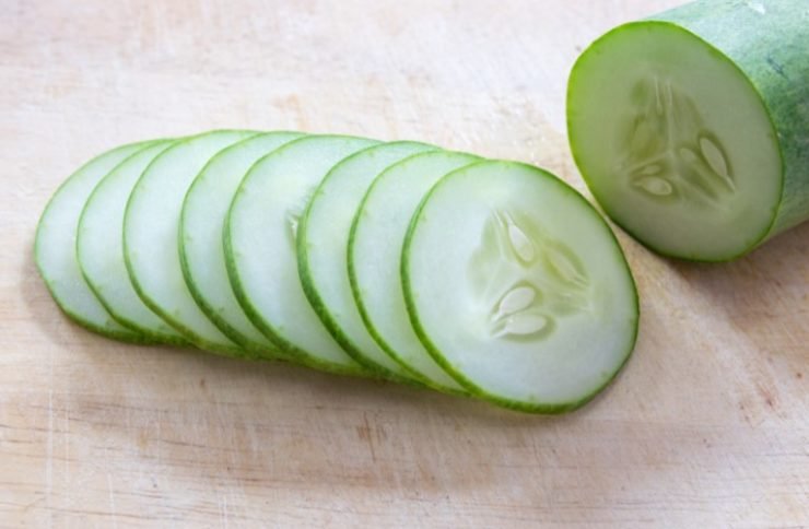 standard cut cucumber