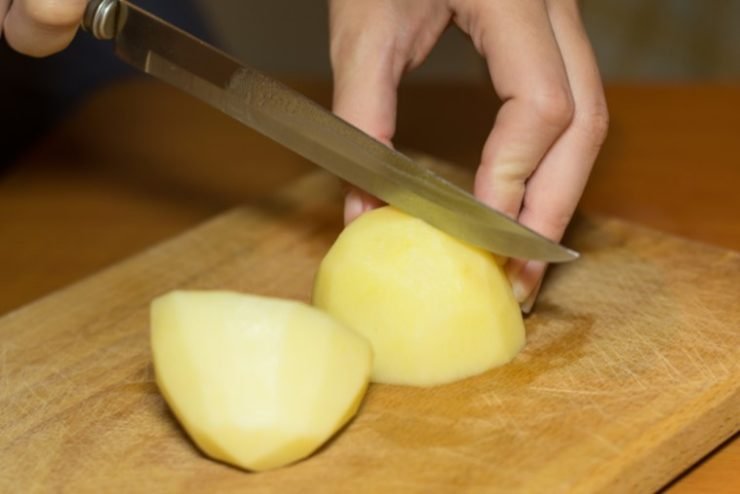 side cut potato