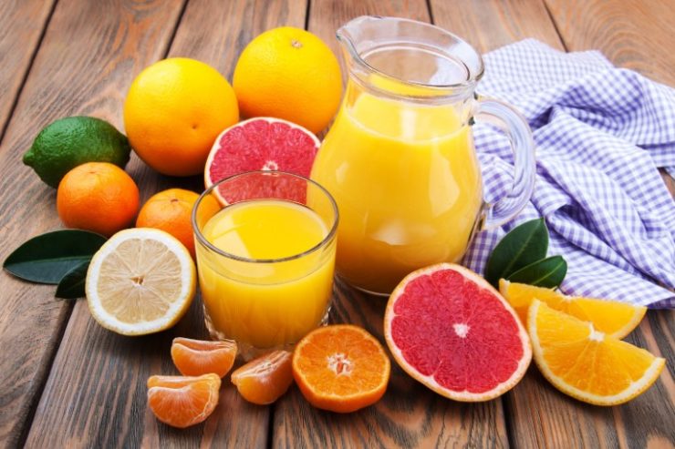 Fresh citrus juice