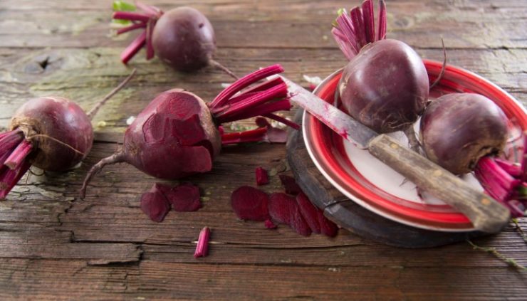 Peel the beetroot