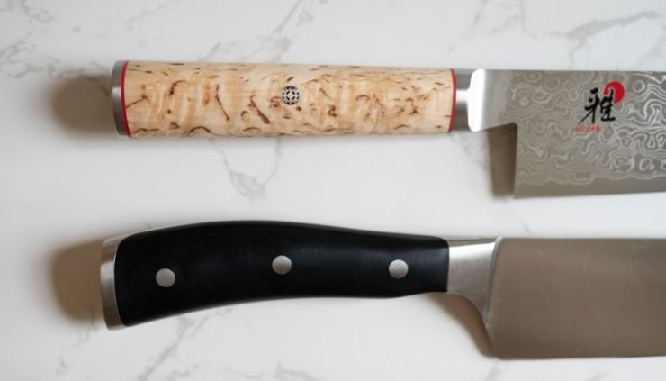 carbon-steel-knives-shun-wusthof-handle-comparison