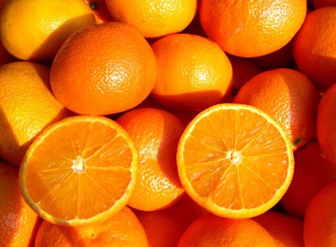 orange cut