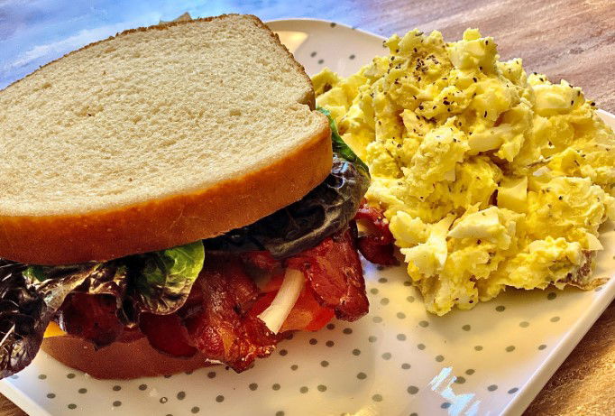 BLT Sandwich BLT Sandwich and Potato Saladand Potato Salad