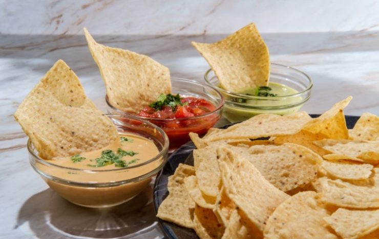 Tortilla Chips Salsa Dips