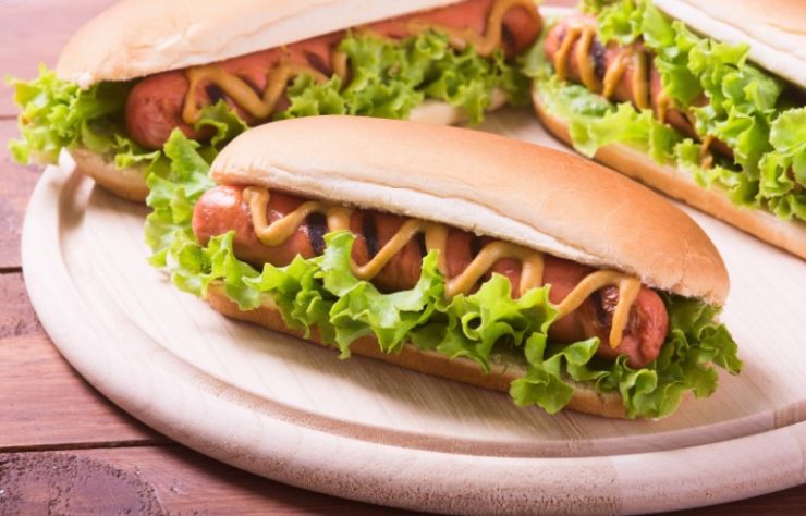 Barbecue Grilled Hot Dog