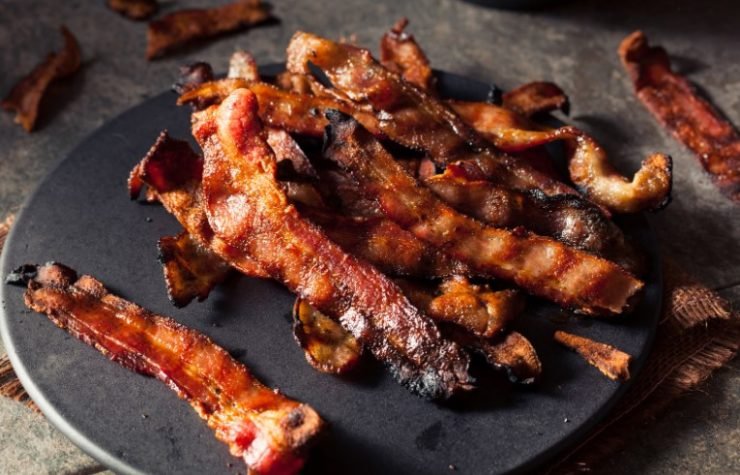 Greasy Hot Grilled Bacon