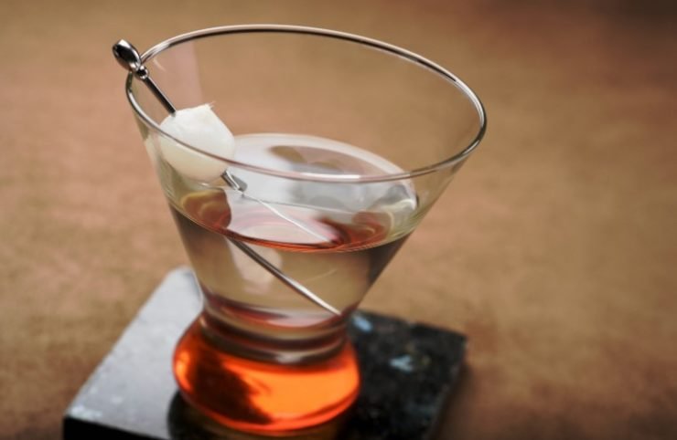 Martini with Cocktail Onion