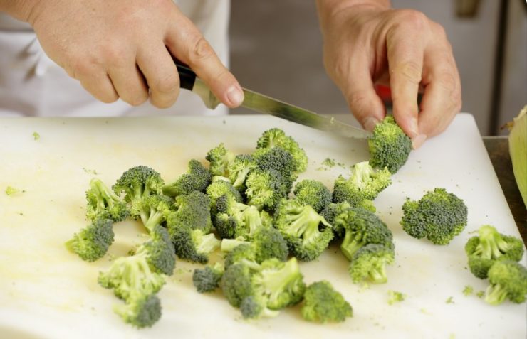 Cutting vegetables