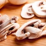 how to clean peel and cut mushrooms