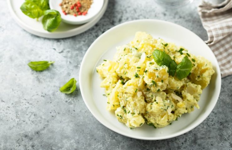 Homemade potato salad