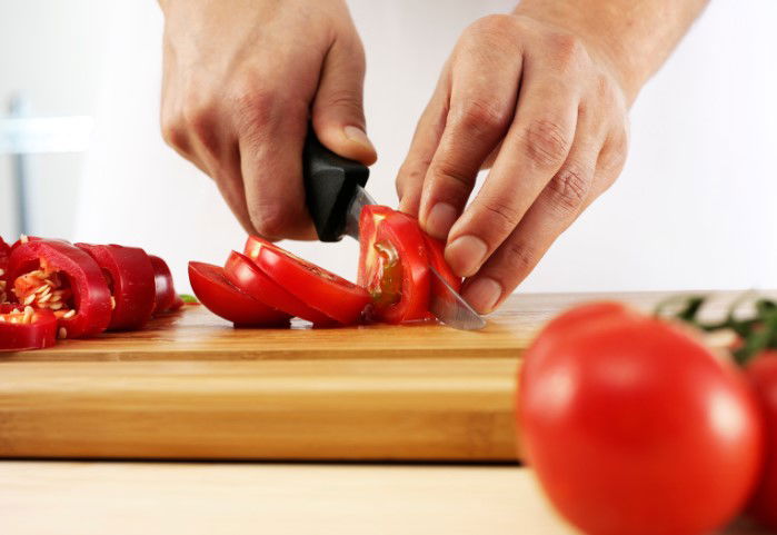 Red tomato cuttings