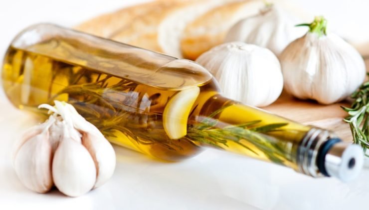 Garlic rosemary oil