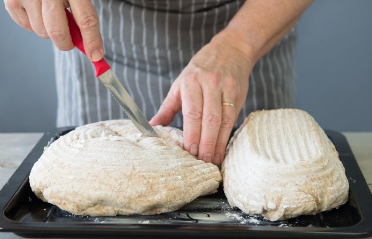 Bread Dough on Tray