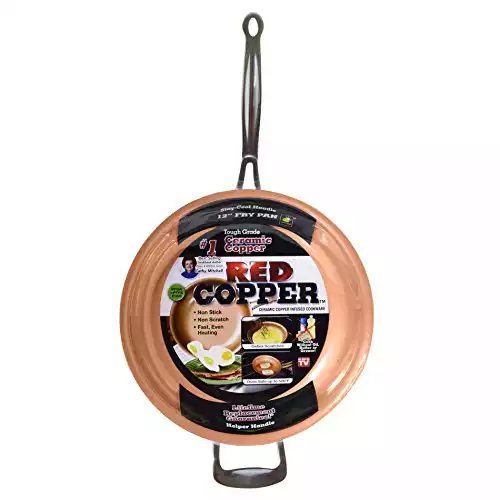 Red Copper Pan by BulbHead