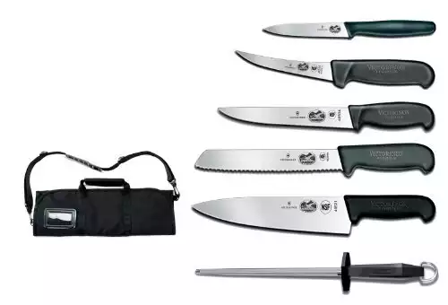 Victorinox Fibrox Pro, 7-Piece Knife Roll