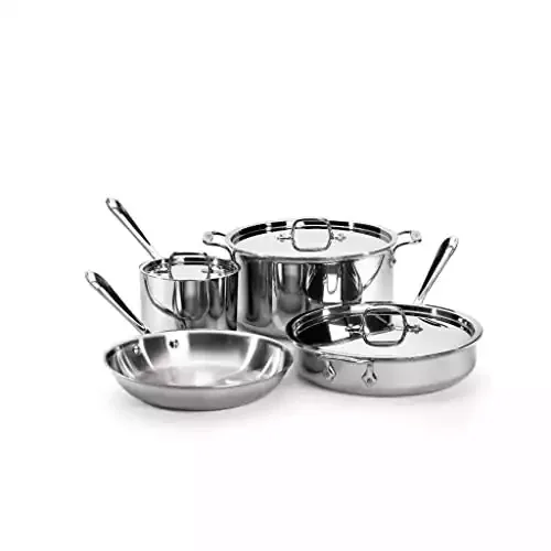 All-Clad Tri-Ply Stainless Steel Cookware