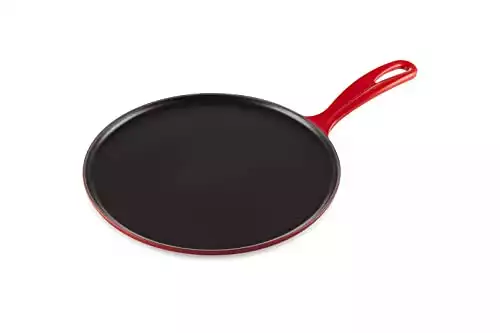 Essenso Enameled Cast Iron Round Griddle Tortilla Comal Small