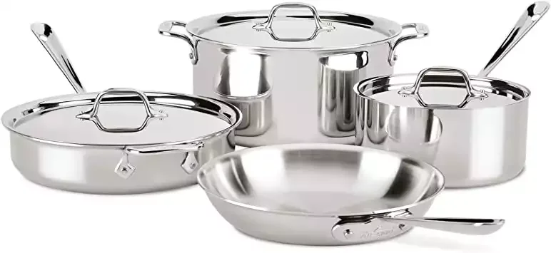 All-Clad D3 Stainless Steel Induction Cookware Set