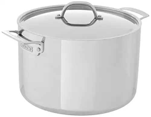 Herogo 12-Quart 18/10 Stainless Steel Stock Pot with Lid, Large