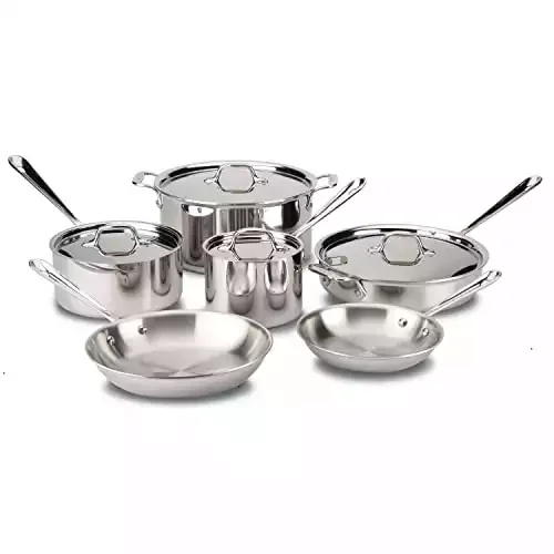 All-Clad D3, Tri-Ply Stainless Steel Cookware Set