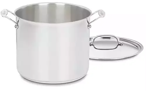 Cuisinart 766-26 Chef's Classic 12-Quart Stockpot with Cover, Brushed Stainless