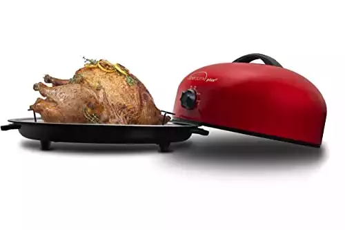 Electric Turkey Roaster Oven with Self-Basting Lid – Heynemo