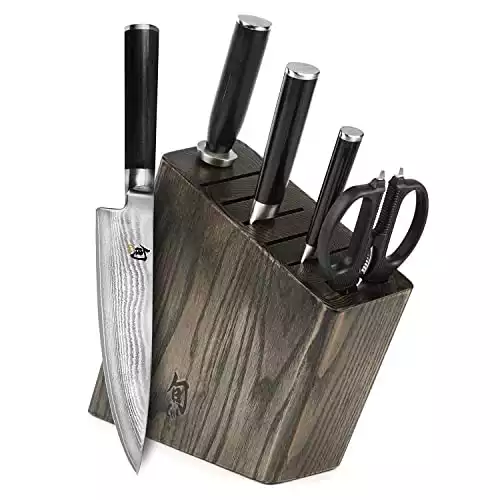 Shun Classic 6-piece Slim Knife Block Set