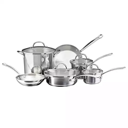 Farberware Millennium Stainless Steel Pots and Pans Set