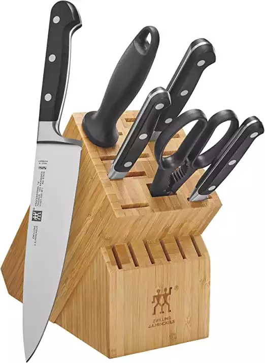 ZWILLING J.A. Henckels Professional S 7-Piece Knife Set With Block