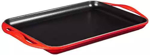 Le Creuset Enameled Cast Iron Rectangular Skinny Griddle