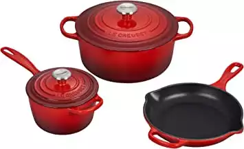 Le Creuset Enameled Cast Iron, 3-Piece Cookware Set