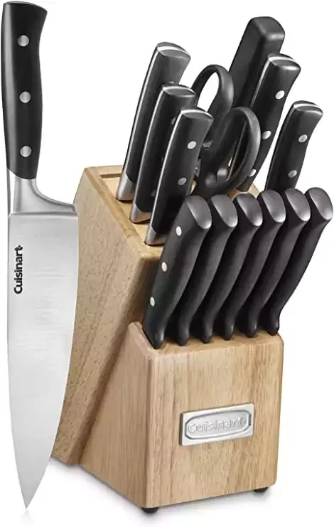 Cuisinart Triple Rivet, 15-Piece Knife Block Set