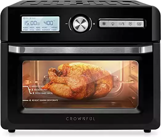  Black+Decker WCR-076 Rotisserie Toaster Oven, 9X13, Stainless  Steel: Electric Rotisseries: Home & Kitchen