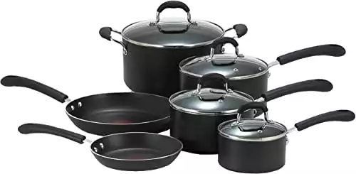 T-fal Professional Total Nonstick, 10-Piece Cookware Set