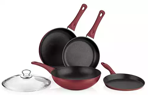 Saflon Titanium Non Stick Cookware w/Wok