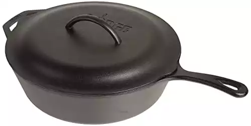 Lodge Deep Skillet & Cover, 5 Quarts