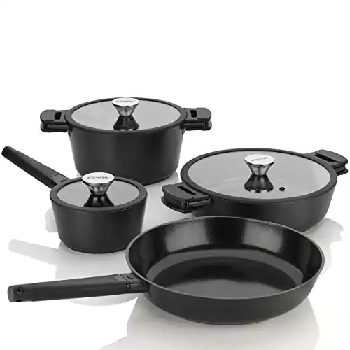 Zavor Noir Titanium Ceramic Non Stick Cookware